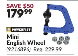 Princess Auto Mini English Wheel offer