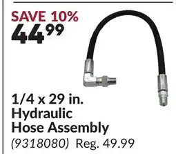 Princess Auto 1/4 x 29 in. Hydraulic Hose Assembly offer