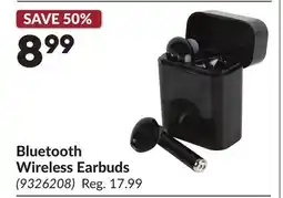 Princess Auto Bluetooth Wireless Earbuds offer