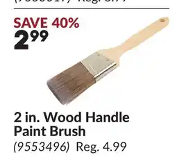 Princess Auto 2 in. Wood Handle Paint Brush offer
