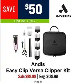 Ren’s Pets Depot Andis Easy Clip Versa Clipper Kit offer