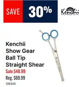 Ren’s Pets Depot Kenchii Show Gear Ball Tip Straight Shear offer