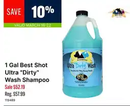 Ren’s Pets Depot 1 Gal Best Shot Ultra Dirty Wash Shampoo offer