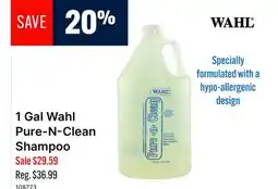 Ren’s Pets Depot 1 Gal Wahl Pure-N-Clean Shampoo offer