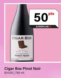 LCBO Cigar Box Pinot Noir offer