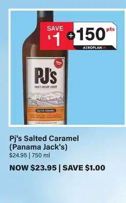 LCBO Pj's Salted Caramel (Panama Jack's) offer