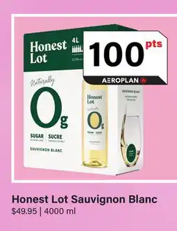 LCBO Honest Lot Sauvignon Blanc offer