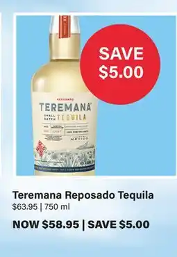 LCBO Teremana Reposado Tequila offer