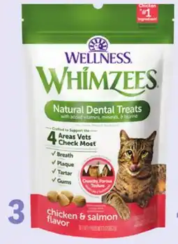Petvalu Whimzees Chicken & Salmon Flavour Dental Cat Treats offer
