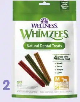 Petvalu Whimzees Stix Medium Chews Dog Treats offer