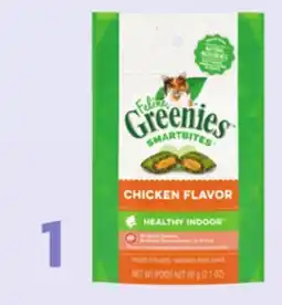 Petvalu Greenies Smartbites Chicken Flavour Healthy Indoor Cat Treats offer