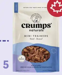 Petvalu Crumps' Naturals Mini Trainers Beef Dog Treats offer