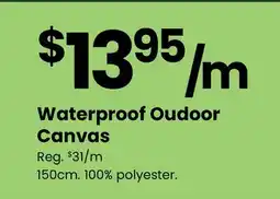 Fabricland Waterproof Oudoor Canvas offer