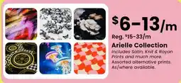 Fabricland Arielle Collection offer