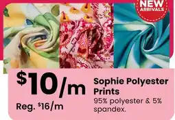 Fabricland Sophie Polyester Prints offer