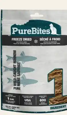 Petvalu PureBites Minnow Cat Treats 2.3oz offer