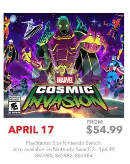 GameStop Cosmic Invasion offer