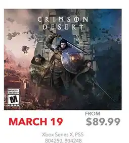 GameStop Crimson Desert offer