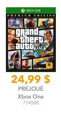 GameStop Grand Theft Auto Xbox One offer