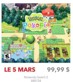 GameStop Pokémon Pokopia Nintendo Switch 2 offer