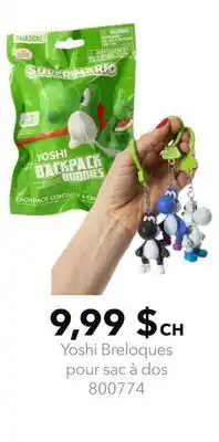 GameStop Yoshi Breloques pour sac à dos offer