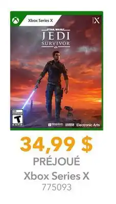 GameStop STAR WAR JEDI SURVIVOR Xbox Series X offer