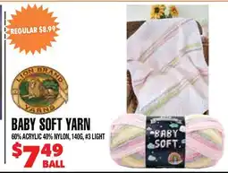 Len's Mill Stores BABY SOFT YARN BALL BALL offer