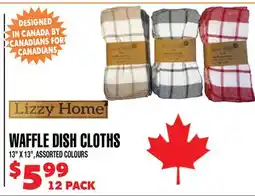 Len's Mill Stores Lizzy Home WAFFLE DISH CLOTHS offer