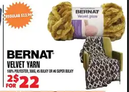 Len's Mill Stores VELVET YARN offer