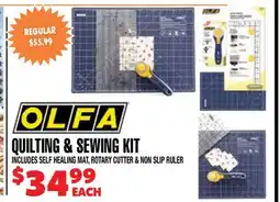 Len's Mill Stores OLFA QUILTING & SEWING KIT offer