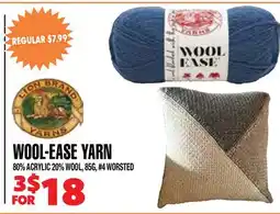 Len's Mill Stores WOOL-EASE YARN offer