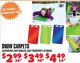 Len's Mill Stores SNOW CARPETS offer