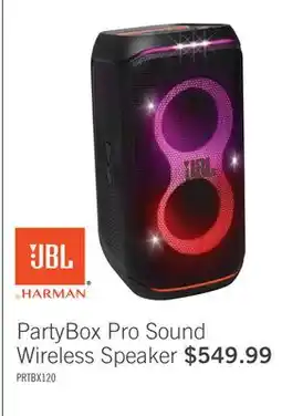 The Brick JBL PartyBox Club 120 160W JBL Pro Sound Wireless Party Speaker (JBLPBCLUB120AM) offer