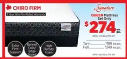 Surplus Furniture Chiro Firm Queen Mattress Set offer