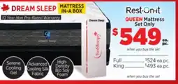 Surplus Furniture Dream Sleep Queen Mattress Set offer
