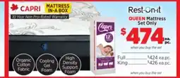 Surplus Furniture Capri Queen Mattress Set offer