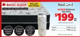 Surplus Furniture Basic Sleep Queen Mattress Set offer