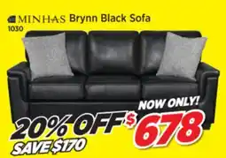 Surplus Furniture Brynn Black Sofa offer