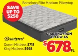 Surplus Furniture Barcelona Elite Medium Pillowtop Mattress offer
