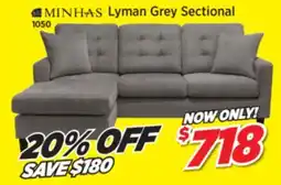 Surplus Furniture Lyman Grey Sectional offer