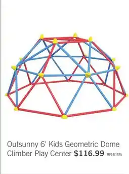 The Brick Outsunny 6 Ft Geometric Dome Climber Play Center offer