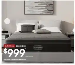 Sleep Country Beautyrest Zero Maverick Mattress offer