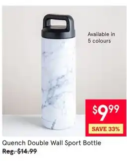 Kitchen Stuff Plus Quench Double Wall Sport Bottle offer