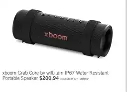 The Brick LG xboom Grab Core by will.i.am IP67 Water Resistant Portable Speaker (GRAB.ACANLBK) offer