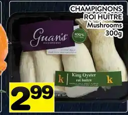 Supermarché PA CHAMPIGNONS ROI HUÎTRE | Mushrooms offer