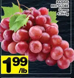 Supermarché PA RAISINS RED GLOBE | Grapes offer