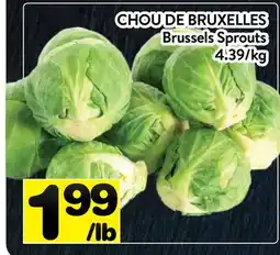 Supermarché PA CHOU DE BRUXELLES | Brussels Sprouts offer