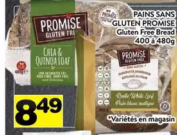 Supermarché PA PAINS SANS GLUTEN PROMISE | Gluten Free Bread offer