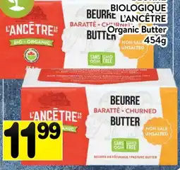 Supermarché PA BIOLOGIQUE L'ANCÊTRE | Organic Butter offer
