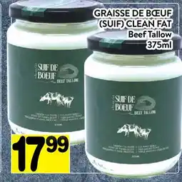 Supermarché PA GRAISSE DE BŒUF (SUIF) CLEAN FAT | Beef Tallow offer